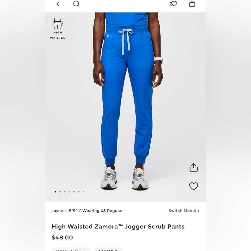 Figs High Waisted Jogger Scrub Pants